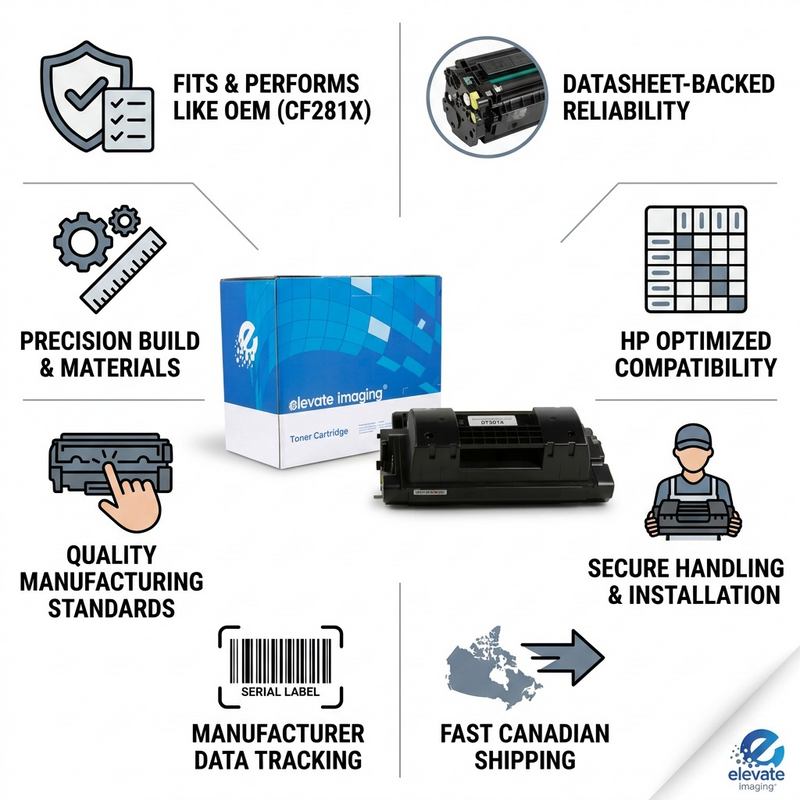 Elevate Imaging Compatible HP CF281X - Laser - A4 25000 Yield