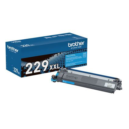 Brother Genuine TN229XXLC Super High Yield Cyan Toner Cartridge – Laser | Brother