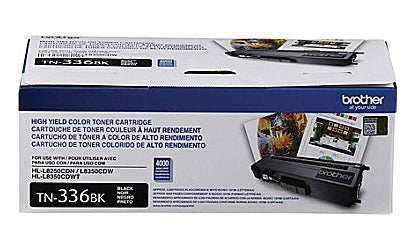 Brother TN336BK Black Toner Cartridge, High Yield – Laser | Brother