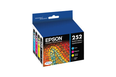 T252120BCS Epson 252 Durabrite Ultra Black & Color Combo Pack – Inkjets | Epson