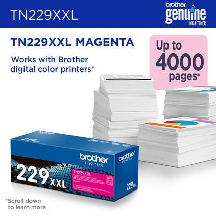 Brother Super High-Yield Magenta Toner Cartridge – Laser | Brother