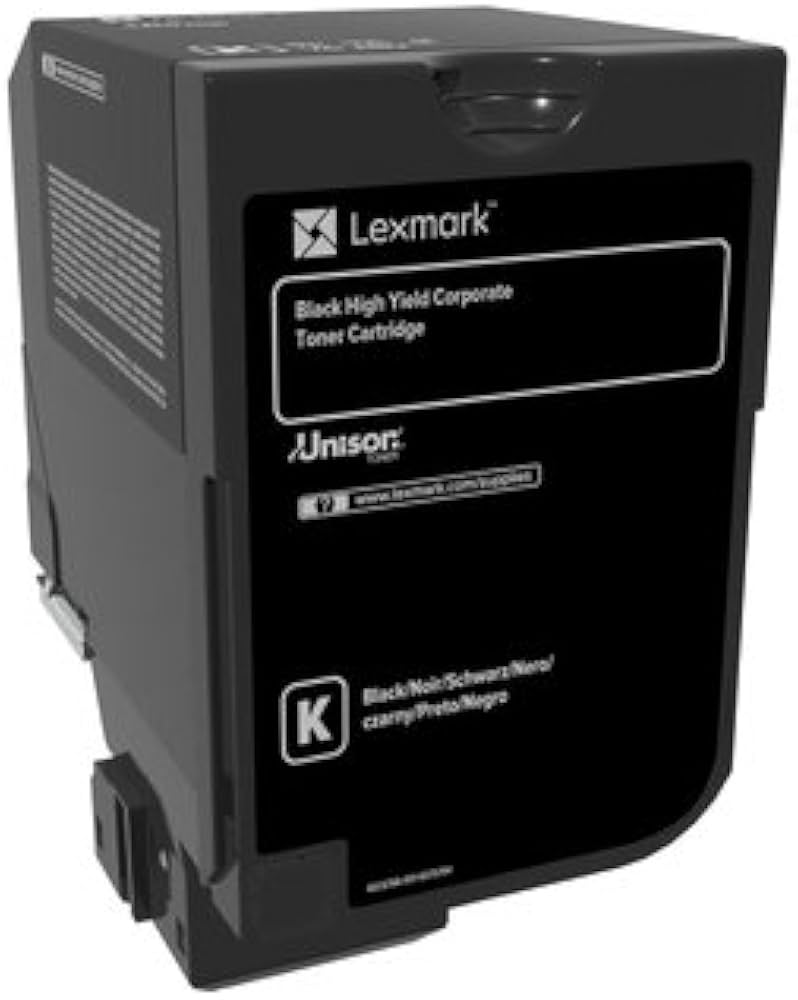 Lexmark CS720, CS725 Black 20K Toner Cartridge – Toners | Lexmark