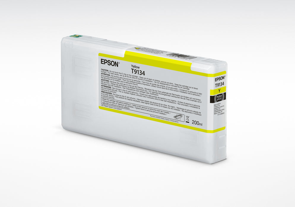T913400 Epson EPSON UltraChrome HD Yellow Ink Cartridge 200 – Inkjets | Epson