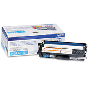Brother TN315C High-Yield Cyan Original Toner Cartridge - TN315C