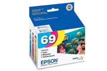 T069520S Epson 69 Color Original Ink Cartridge – Inkjets | Epson