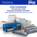 Brother Genuine TN229XXLC Super High Yield Cyan Toner Cartridge – Laser | Brother