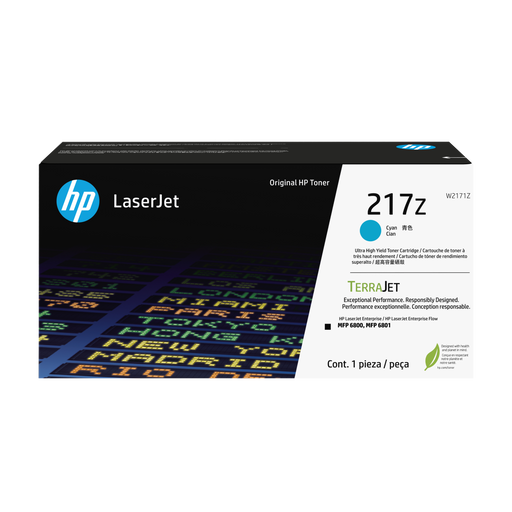 Cartouche de toner HP 217Z cyan authentique pour LaserJet