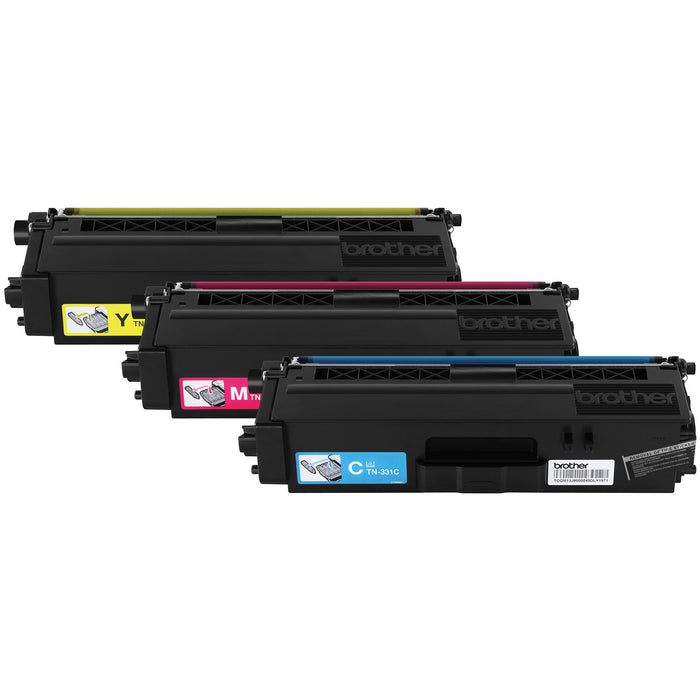 Brother TN331 3PK Standard-Yield Colour Toner Cartridge Multipack - Genuine TN331 3PK – Laser | Brother
