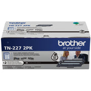 Brother TN227 High Yield Black Toner Cartridges, 2 Pack – Laser | Brother