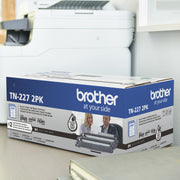 Brother TN227 High Yield Black Toner Cartridges, 2 Pack – Laser | Brother