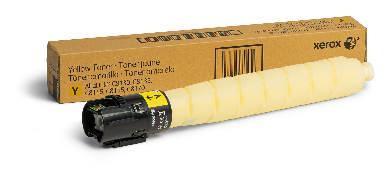 Xerox AltaLink C8130/35/45/55/70 Yellow Toner Cart – Laser | Xerox