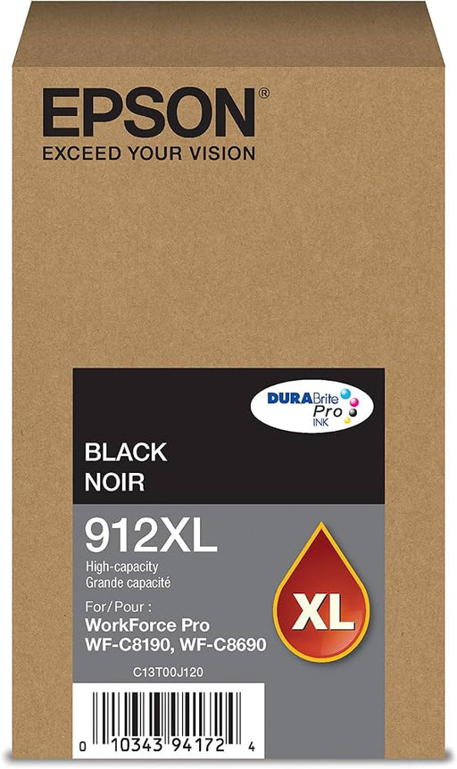 T912XL120 Black Ink Cartridge (Genuine) – High-Capacity