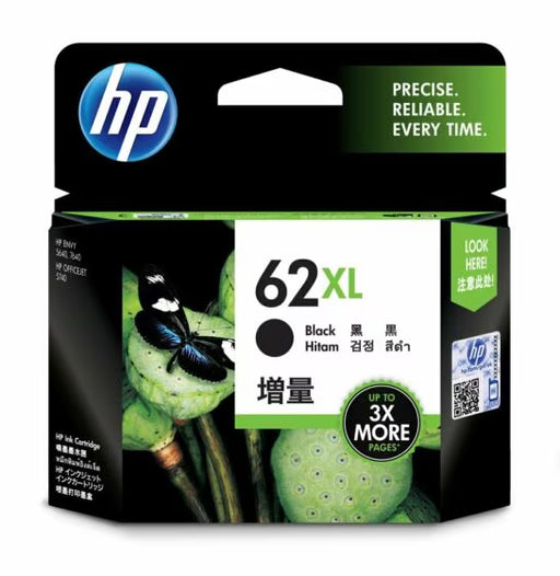 Cartouche d'encre noire HP 62XL