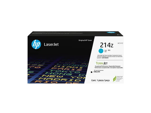 HP 214Z Ultra High Yield Cyan Original LaserJet Toner Cartridge - W2141Z
