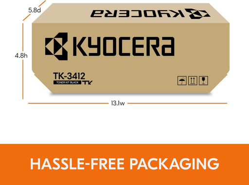 KYOCERA TK-3412 Black Toner Cartridge for ECOSYS PA5000x - 15,500 Pages – Toner | Kyocera