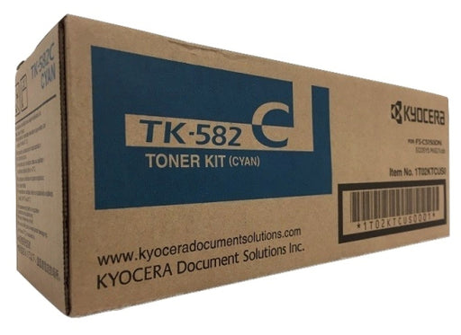 Kyocera TK-582C Cyan Toner Kit for FS-C5150DN/P6021CDN - High Yield – Toner | Kyocera