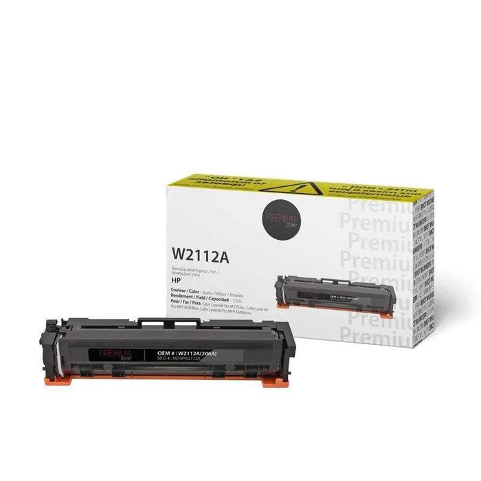 HP 206A W2112A Compatible Premium Tone YRTS Yellow 1250 page – | Vonex
