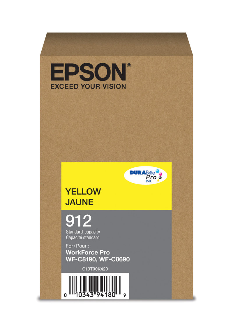 T912 Yellow Ink Cartridge (Genuine)