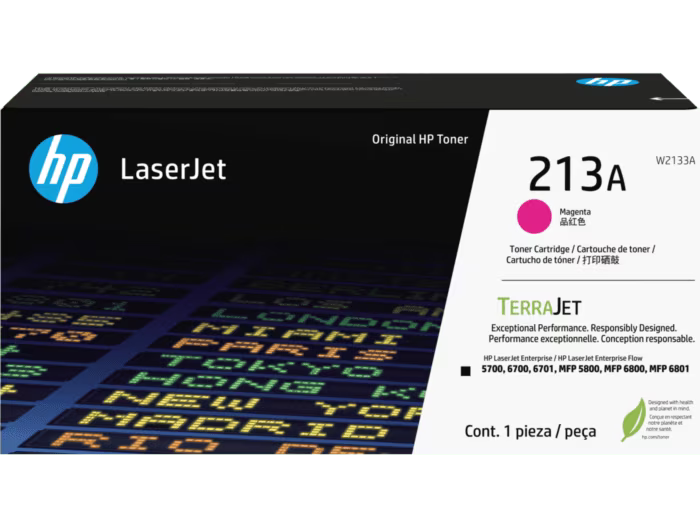 HP 213A Magenta Original LaserJet Toner Cartridge - W2133A