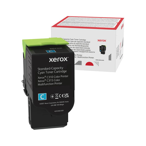 Xerox 006R04357 Genuine Cyan Standard-Capacity Toner Cartridge – C310/C315