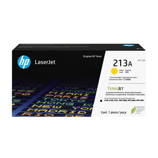 Toner LaserJet jaune original HP 213A – W2132A