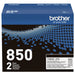 Brother Genuine TN850 2PK High-Yield Black Toner Cartridge Multipack – Laser | Brother