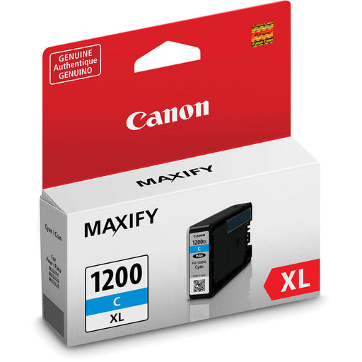 Réservoir d'encre pigmentée cyan Canon PGI-1200XL – 9196B001
