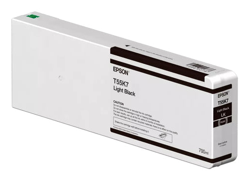 Epson Singlepack Light Black T55K700 UltraChrome HDX/HD 700ml – Inkjets | Epson
