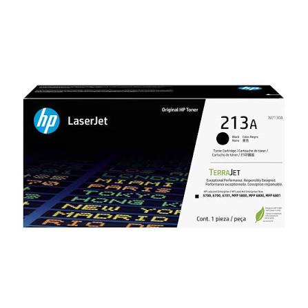 HP 213A Black Original LaserJet Toner Cartridge - W2130A