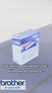 Brother DK-1203 File Folder Paper Label (300 Labels)   0.66" x 3.4" (17 mm x 87.1 mm)